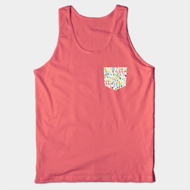 Pocket - Lush Garden Tank Top by ninoladesign